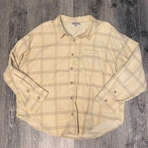 Light corduroy button down